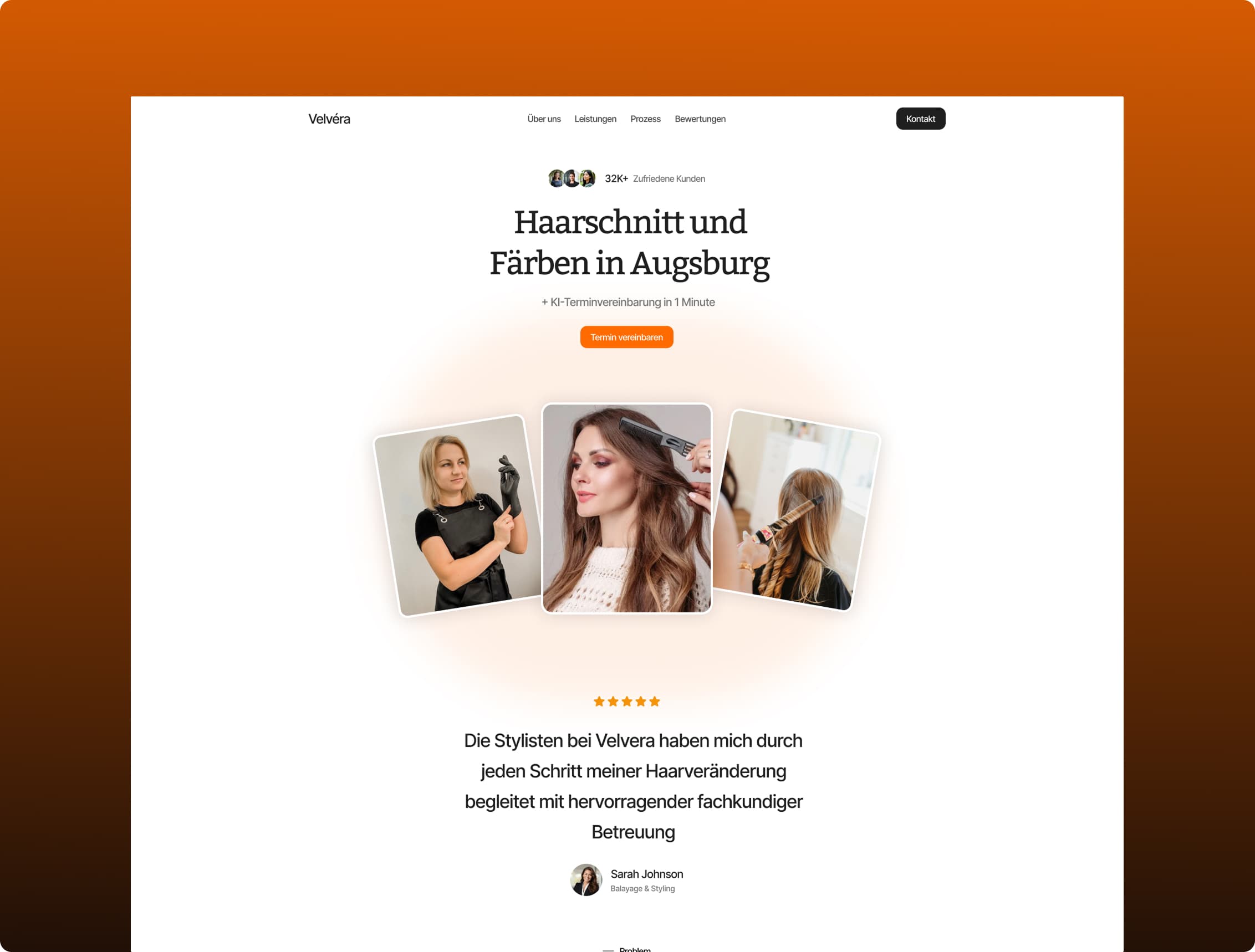 Velvera — Modern Salon with AI Automation